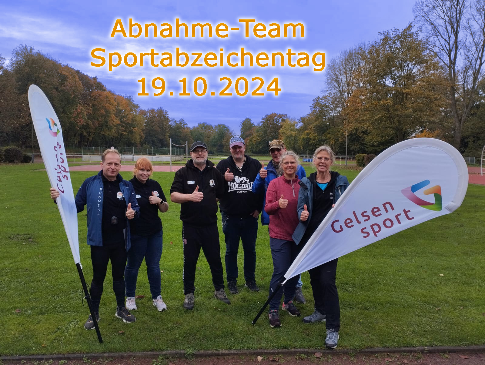 Das Prüferteam vom Sportazeichentag 2024